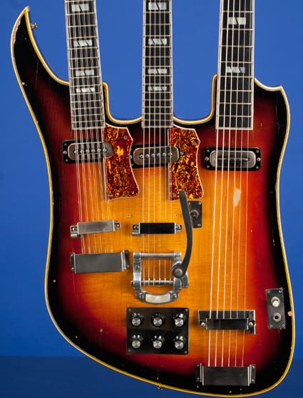 Triple neck guitar for sale sales